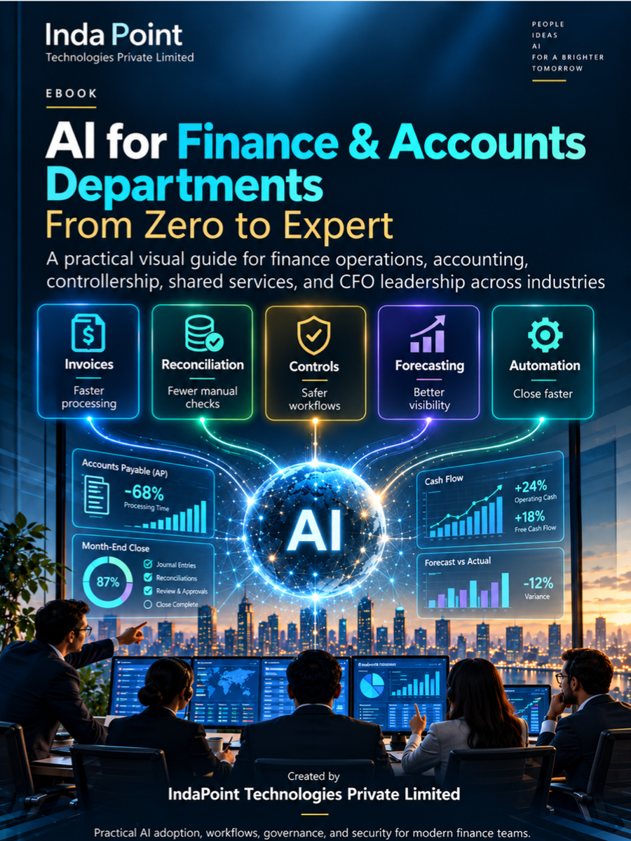 Cover: AI for Finance & Accounts Departments: From Zero to Expert
