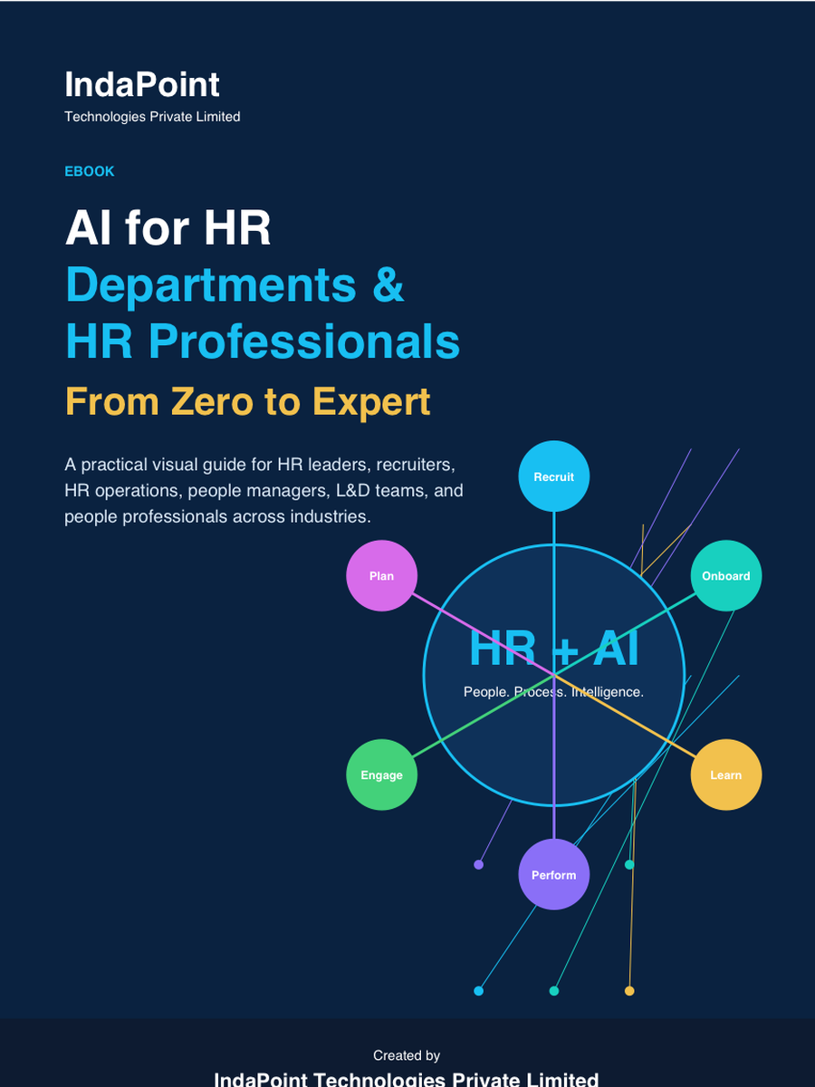 Cover: AI for HR Departments & HR Professionals: From Zero to Expert